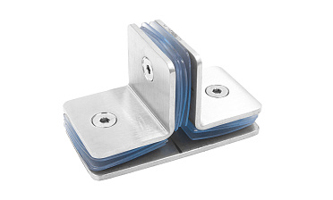 Коннектор для душевой кабины на 3 стекла шлифованный t727-2 SSS  купить в Ростове-на-Дону