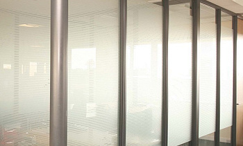 Перегородки из ПВХ и стекла - вариант 1 в Ростове-на-Дону. Готовые проекты ПерилаГлавСнаб