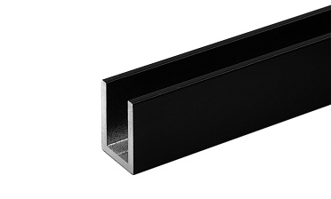 П-образный профиль 19x13, L=2200, алюминий ,черный t756 BL купить в Ростове-на-Дону  П-образный профиль 19x13, L=2200, алюминий ,черный t756 BL купить в Ростове-на-Дону