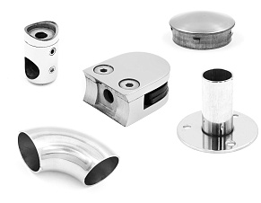 Комплектующие для лестниц, перил и ограждений AISI 316 купить в Ростове-на-Дону