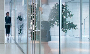 Перегородки в офис с прозрачным стеклом премиум купить в Ростове-на-Дону