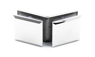 Коннектор для душевой кабины стекло-стекло 135° 45х45 мм латунь-хром t736 PC купить в Ростове-на-Дону