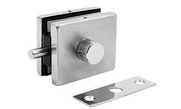 Защелка с ответной частью на стену и пол, шлифованная, вырез 17 t138 SSS купить в Ростове-на-Дону