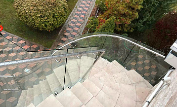 Стеклянные ограждения для улицы в Ростове-на-Дону. Готовые проекты ПерилаГлавСнаб Стеклянные ограждения для улицы в Ростове-на-Дону. Готовые проекты ПерилаГлавСнаб