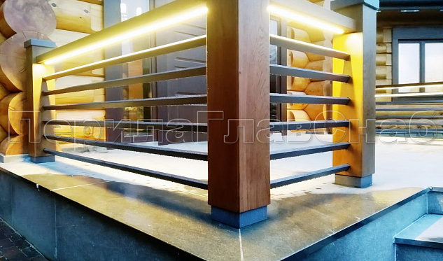 Балконы в частный дом  «Madison Park» в Ростове-на-Дону. Готовые проекты ПерилаГлавСнаб