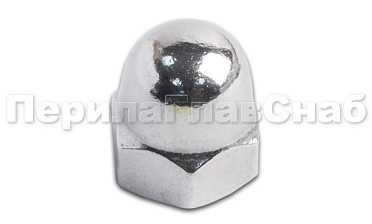 (DIN 1587.Zn) Колп. гайка оц. М10 М-3411 купить в Ростове-на-Дону