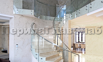 Стеклянные перила для винтовых лестниц в Ростове-на-Дону. Готовые проекты ПерилаГлавСнаб Стеклянные перила для винтовых лестниц в Ростове-на-Дону. Готовые проекты ПерилаГлавСнаб