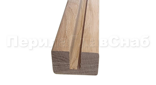 Поручень Дуб профильный  в Ростове-на-Дону. Комплектующие для лестничных ограждений и перил ПерилаГлавСнаб
