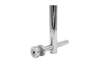 Спайдерный стеклодержатель для стекла 10 мм (5+5 мм), регулируемый, полированный (AISI 304) k213 купить в Ростове-на-Дону