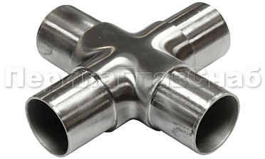 Соединение поручня Ø38.1 мм, крестовина (AISI 304) k360 купить в Ростове-на-Дону