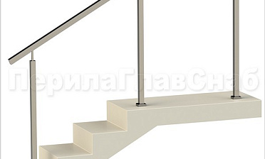 Ограждения без ригелей с квадратным поручнем и квадратными стойками купить в Ростове-на-Дону