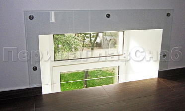 Ограждение со стеклом для окон купить в Ростове-на-Дону