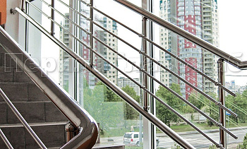 Ограждение на окна из нержавеющей стали в Ростове-на-Дону. Готовые проекты ПерилаГлавСнаб