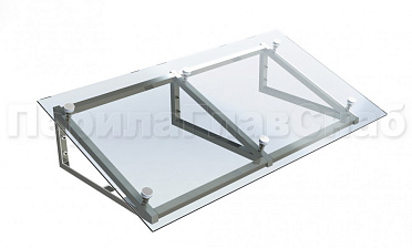 Козырек на треугольном скате на спайдерах купить в Ростове-на-Дону