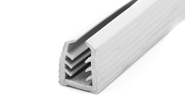 Уплотнитель в поручень с пазом 27х30 для стекла 12мм, EPDM СЕРЫЙ Фk306-G купить в Ростове-на-Дону Уплотнитель в поручень с пазом 27х30 для стекла 12мм, EPDM СЕРЫЙ Фk306-G купить в Ростове-на-Дону