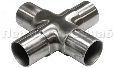 Соединение поручня Ø50.8 мм, крестовина (AISI 304) k361 купить в Ростове-на-Дону