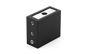 Коннектор стена-труба для прямоугольного трека 30х10 мм, нержавеющая сталь AISI 304, черная t463 BL купить в Ростове-на-Дону Коннектор стена-труба для прямоугольного трека 30х10 мм, нержавеющая сталь AISI 304, черная t463 BL купить в Ростове-на-Дону