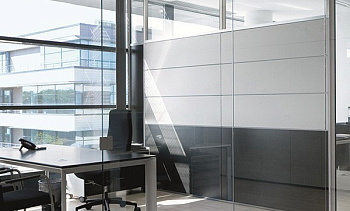 Стеклянные перегородки - вариант 7 в Ростове-на-Дону. Готовые проекты ПерилаГлавСнаб