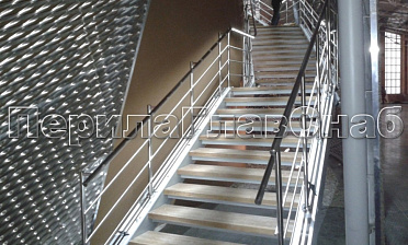 Нержавеющие перила и ограждения с подсветкой купить в Ростове-на-Дону