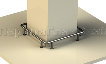 Колесоотбойники вокруг квадратной колонны, все завязано купить в Ростове-на-Дону