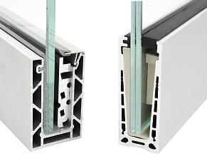 Алюминиевый профиль для стекла зажимной купить в Ростове-на-Дону