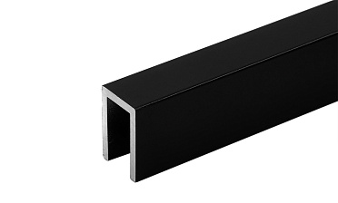 П-образный профиль 19x13, L=2200, алюминий ,черный, уценка t756 BL-У купить в Ростове-на-Дону П-образный профиль 19x13, L=2200, алюминий ,черный, уценка t756 BL-У купить в Ростове-на-Дону