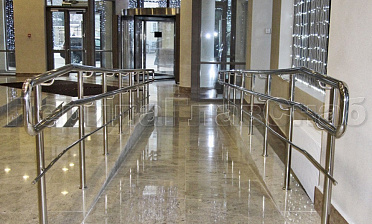 Ограждение пандуса с одним ригелем купить в Ростове-на-Дону