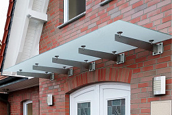 Консольные козырьки и навесы в Ростове-на-Дону. Готовые проекты ПерилаГлавСнаб - фото 10