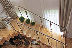 Стеклянные перила для колодезных лестниц в Ростове-на-Дону. Готовые проекты ПерилаГлавСнаб - фото 11