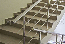 Ограждения из нержавеющей стали с тремя ригелями в Ростове-на-Дону. Готовые проекты ПерилаГлавСнаб - фото 16