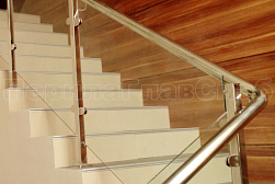 Ограждения из нержавейки со стеклом в Ростове-на-Дону. Готовые проекты ПерилаГлавСнаб - фото 23