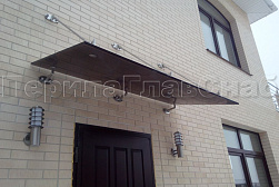 Стеклянные козырьки на вантах в Ростове-на-Дону. Готовые проекты ПерилаГлавСнаб - фото 27