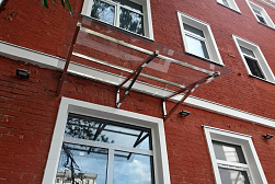 Козырьки и навесы на металлокаркасе в Ростове-на-Дону. Готовые проекты ПерилаГлавСнаб - фото 18