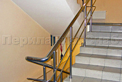 Перила и ограждения из нержавеющей стали с двумя ригелями в Ростове-на-Дону. Готовые проекты ПерилаГлавСнаб - фото 11