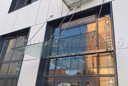 Стеклянные козырьки на вантах в Ростове-на-Дону. Готовые проекты ПерилаГлавСнаб - фото 10