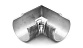 Отвод с пазом на трубу Ø48.3 мм, полированный (AISI 304) k237