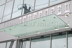 Стеклянные козырьки на вантах в Ростове-на-Дону. Готовые проекты ПерилаГлавСнаб - фото 24