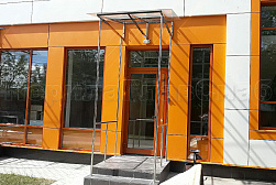 Козырьки и навесы на металлокаркасе в Ростове-на-Дону. Готовые проекты ПерилаГлавСнаб - фото 14