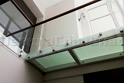 Цельностеклянные ограждения на несущем стекле в Ростове-на-Дону. Готовые проекты ПерилаГлавСнаб - фото 27