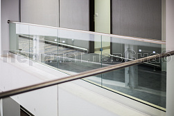 Цельностеклянные ограждения на несущем стекле в Ростове-на-Дону. Готовые проекты ПерилаГлавСнаб - фото 29