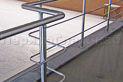 Перила и ограждения из нержавеющей стали с двумя ригелями в Ростове-на-Дону. Готовые проекты ПерилаГлавСнаб - фото 13
