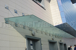 Стеклянные козырьки на вантах в Ростове-на-Дону. Готовые проекты ПерилаГлавСнаб - фото 15