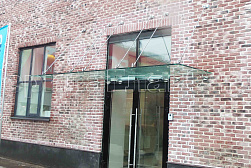 Стеклянные козырьки на вантах в Ростове-на-Дону. Готовые проекты ПерилаГлавСнаб - фото 23