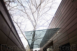 Стеклянные козырьки на вантах в Ростове-на-Дону. Готовые проекты ПерилаГлавСнаб - фото 26