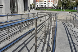 Поручни для инвалидов из нержавеющей стали в Ростове-на-Дону. Готовые проекты ПерилаГлавСнаб - фото 2