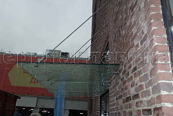 Стеклянные козырьки на вантах в Ростове-на-Дону. Готовые проекты ПерилаГлавСнаб - фото 21