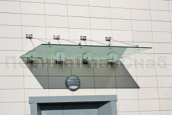 Стеклянные козырьки на вантах в Ростове-на-Дону. Готовые проекты ПерилаГлавСнаб - фото 29