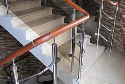 Перила и ограждения из нержавейки и дерева в Ростове-на-Дону. Готовые проекты ПерилаГлавСнаб - фото 28 Перила и ограждения из нержавейки и дерева в Ростове-на-Дону. Готовые проекты ПерилаГлавСнаб - фото 28