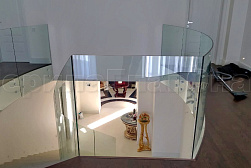 Стеклянные перила для атриумов в Ростове-на-Дону. Готовые проекты ПерилаГлавСнаб - фото 22