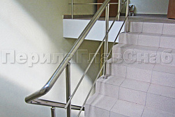 Перила и ограждения из нержавеющей стали с двумя ригелями в Ростове-на-Дону. Готовые проекты ПерилаГлавСнаб - фото 15